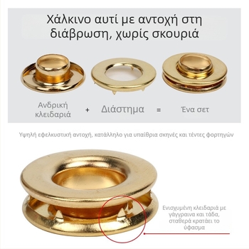 Ορείχαλκινο αγκίστρι με γατζούρα, κυκλικό σχήμα, μάρκα Rebecca, συμβατό με 35028849740