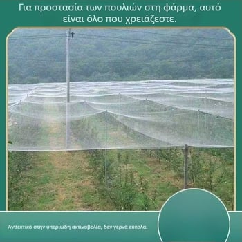 Πυκνό προστατευτικό δίχτυ για λίμνες κατά των πτηνών, ανθεκτικό νάιλον δίχτυ για ιχθυοκαλλιέργειες