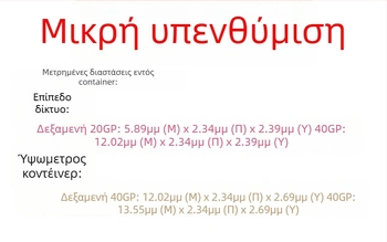 Προστατευτικό δίχτυ κοντέινερ: απομόνωση εμπορευμάτων και φραγή ασφαλείας κατά πτώσεων