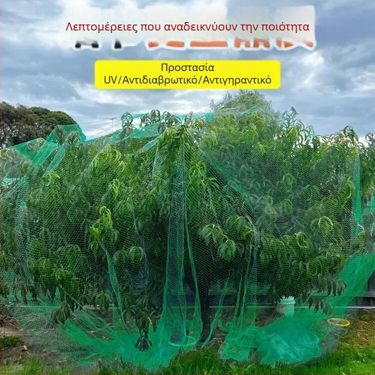 Νάιλον προστατευτικό κάλυμμα κατά των πουλιών για οπωρώνες φρούτων – ένα τεμάχιο, για δέντρα jujube, cherry και grape