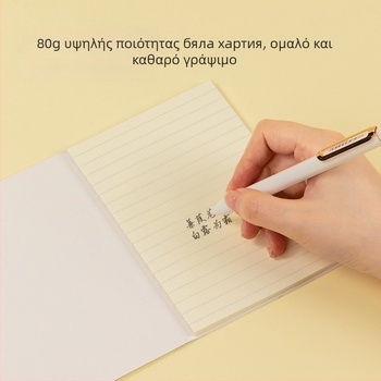 Deli αυτοκόλλητη επέκταση τετραδίου με οριζόντιο πλέγμα, αναδιπλούμενη, 400 φύλλα ανά συσκευασία