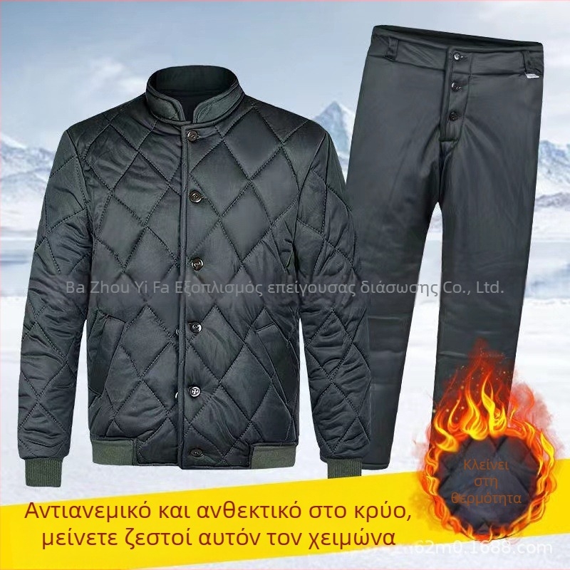 Ζακέτα θερμικής διάσωσης από βαμβάκι για καταστάσεις πολιτικών καταστροφών, προσαρμόσιμη, μάρκα Yifa, μοντέλο Complete