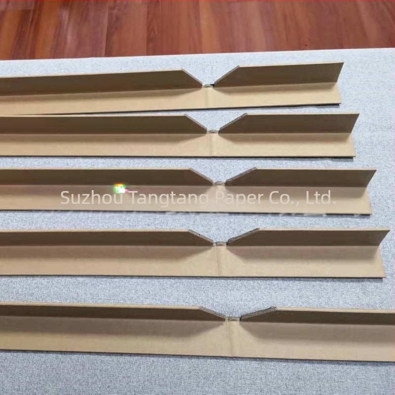 Προστατευτικό γωνίας επίπλων από χαρτόνι σε σχήμα U και L – Αντι-κρούση, παχυνμένος αυλακωμένος άκρος, Kraft χαρτί, κοπή