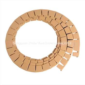 Προστατευτικό γωνίας από χαρτί τύπου L, υλικό: kraft χαρτί, διαδικασία: εξώθηση, μάρκα Zhida, εκτυπωμένο λογότυπο