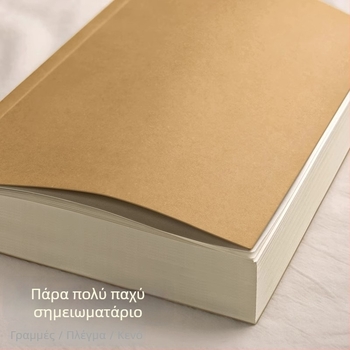 Σημειωματάριο με εξώφυλλο από χαρτί, σπειροειδές δέσιμο, 65 g/m² χαρτί, 50–100 σελίδες, γραφείο στυλ