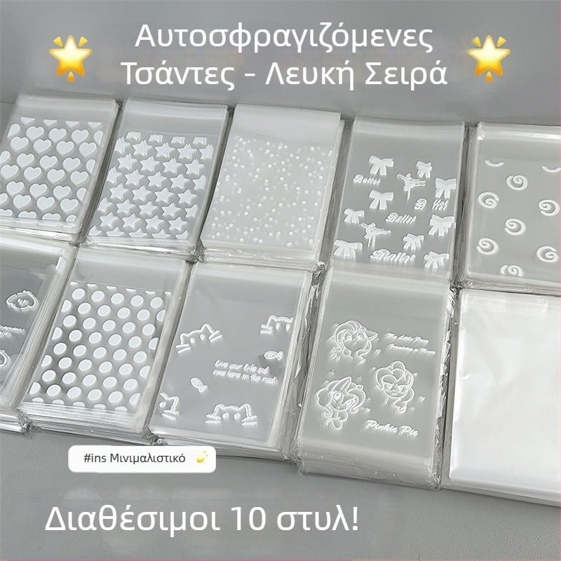 Σακούλα Ziplock για κάρτες και κοσμήματα — διαφανές υλικό OPP+PET+CPP, κωδικός F985655m79tm77, για συσκευασία καρτών και κοσμημάτων