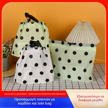 Σακούλα μιας χρήσης για μεταφορά με κορδόνι, ματ φινίρισμα, διπλό στρώμα πάχους 14, γενική συσκευασία