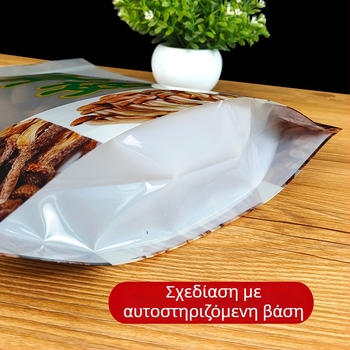 Σακούλα συσκευασίας μανιταριών Deer Antler με φερμουάρ – σύνθετο υλικό διατροφής, προέλευση Jieyang, Guangdong; μάρκα And; χωρίς εκτύπωση λογότυπου