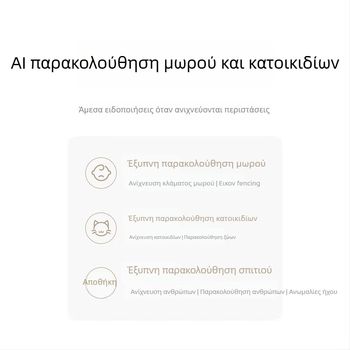 Έξυπνη κάμερα MJSXJ27CM, έλεγχος μέσω εφαρμογής κινητής, συμβατή με Android, για εσωτερική χρήση