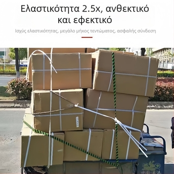 Ιμάντες στερέωσης για οχήματα, νάιλον υλικό, μήκη 1μ, 2μ ή 3μ, διπλό κούμπωμα, ανθεκτικοί και εξαιρετικά δυνατοί