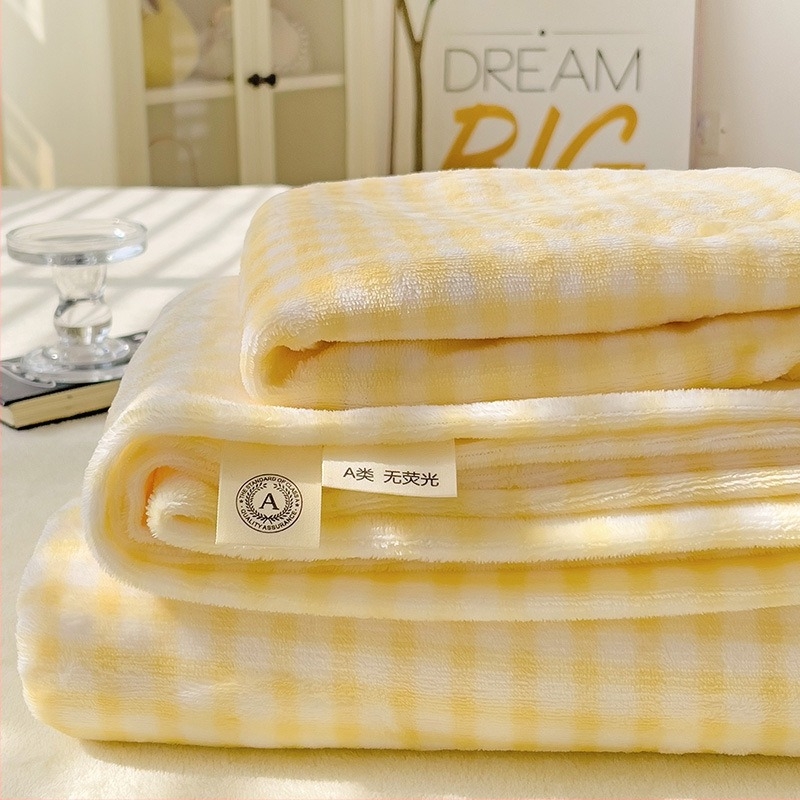 3 τεμάχια χειμερινό σετ κρεβατοκάμαρας από βελούρ γάλακτος, βάρος 500–799 g, ριγέ σχέδιο, reactive εκτύπωση και βαφή, μοντέρνο μινιμαλιστικό στυλ