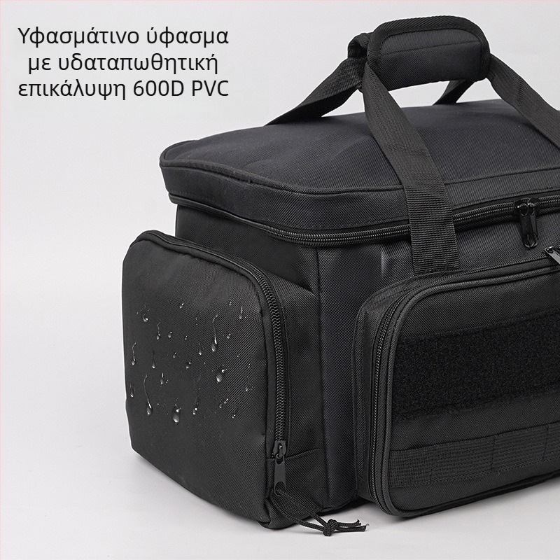 Τσάντα μεταφοράς εργαλείων με ενισχυμένο κάτω μέρος, κάλυμμα στήριξης, αντιολισθητική και ανθεκτική στη φθορά