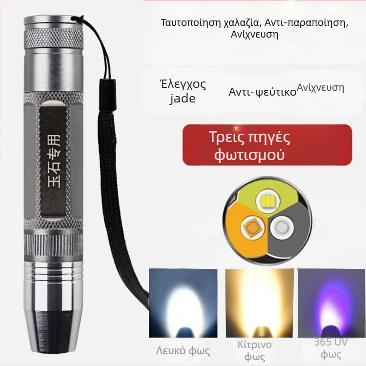 Φανάρι LED σε σχήμα αυγού από κράμα αλουμινίου, χειροκίνητη τροφοδοσία, μπαταρία 1200 mAh, ισχύς 10 W, LED φως
