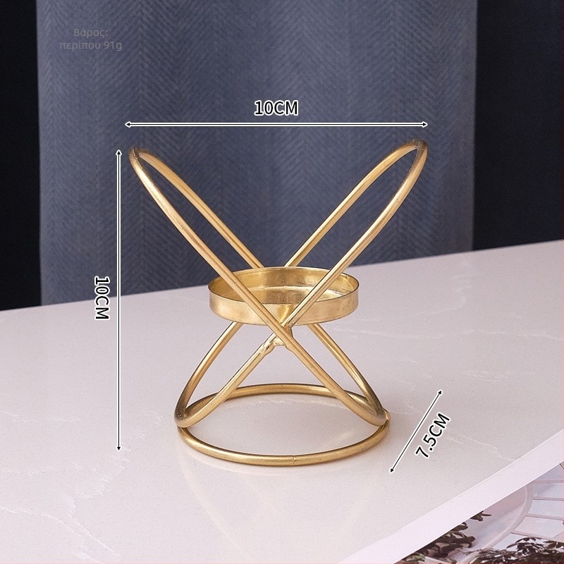 Σιδερένιο καντήλι - Ρομαντικό διακοσμητικό σκηνικό για δείπνο, διακόσμηση τραπεζιού, μοντέρνος δημιουργικός σχεδιασμός υπνοδωματίου, στυλ ελαφριάς πολυτελείας, 2021 κυκλοφορία, προέλευση Guizhou