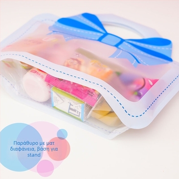 Καρτούν τσαντάκι δώρου με φιόγκο και stand-up για παιδιά, Zhongpeng συσκευασία, προσαρμοστικό λογότυπο