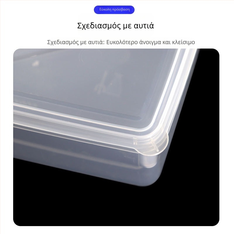 Δοχείο αποθήκευσης τροφίμων από πλαστικό, τετράγωνο, διαφανές, με σφραγιστικό καπάκι και κλείδωμα, κατάλληλο για φούρνο μικροκυμάτων, 1–5 L