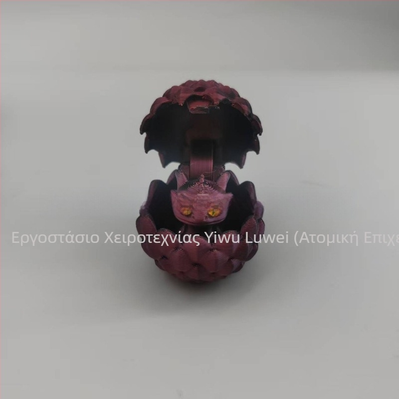 Σετ αυγών δράκου, τρισδιάστατα εκτυπωμένα, PLA, μοντέρνου καλλιτεχνικού στυλ, κρεμαστά διακοσμητικά