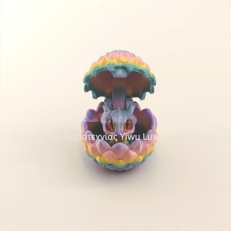 Σετ αυγών δράκου, τρισδιάστατα εκτυπωμένα, PLA, μοντέρνου καλλιτεχνικού στυλ, κρεμαστά διακοσμητικά