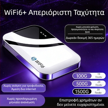 Φορητός δρομολογητής Wi-Fi Hx-zysmmifi-01, 150 Mbps, 2.4 GHz, 802.11ac/g, αποσπώμενος σχεδιασμός