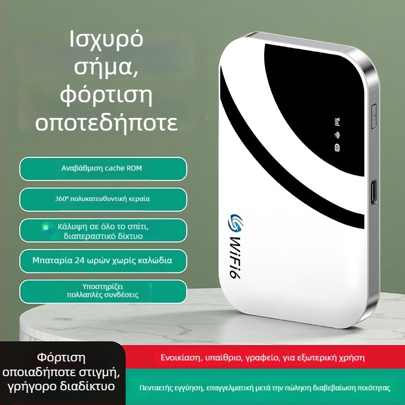Φορητός δρομολογητής Wi-Fi Hx-zysmmifi-01, 150 Mbps, 2.4 GHz, 802.11ac/g, αποσπώμενος σχεδιασμός
