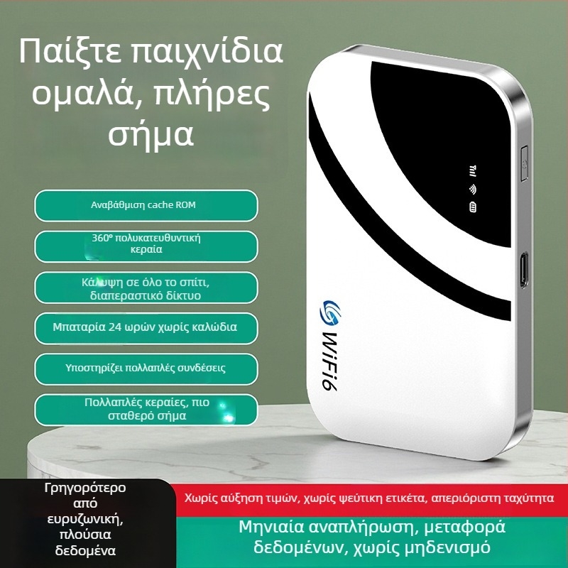 Φορητός δρομολογητής Wi-Fi Hx-zysmmifi-01, 150 Mbps, 2.4 GHz, 802.11ac/g, αποσπώμενος σχεδιασμός