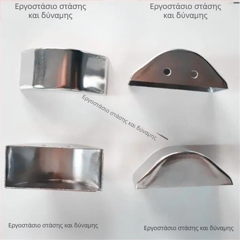 Προστατευτικό γωνίας κρεβατιού από ανοξείδωτο χάλυβα με χρωμιωμένη επίστρωση, λαμπερό φινίρισμα, μάρκα Caisi, παραμετροποίηση