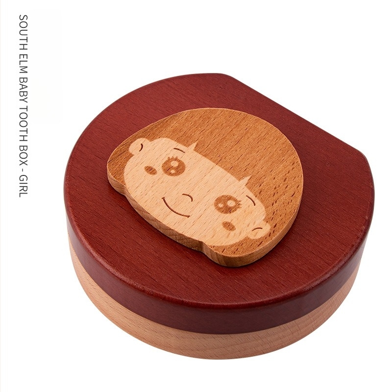 Ξύλινο κουτί μνήμης παιδικών δοντιών (4–6 ετών) – αποθήκευση δοντιών, μάρκα Thousand Change