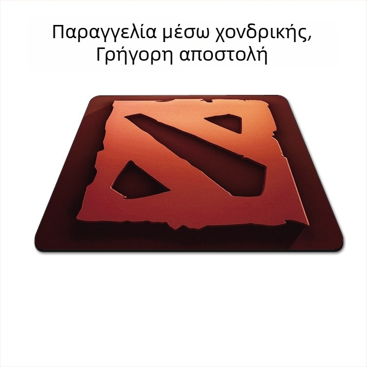 Ποντικο-pad gaming με παχιά άκρη, μονής όψης, ύφασμα, στήριξη καρπού, κατάλληλο για CS:GO, LOL και FPS