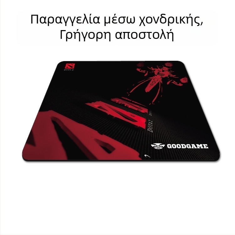 Ποντικο-pad gaming με παχιά άκρη, μονής όψης, ύφασμα, στήριξη καρπού, κατάλληλο για CS:GO, LOL και FPS