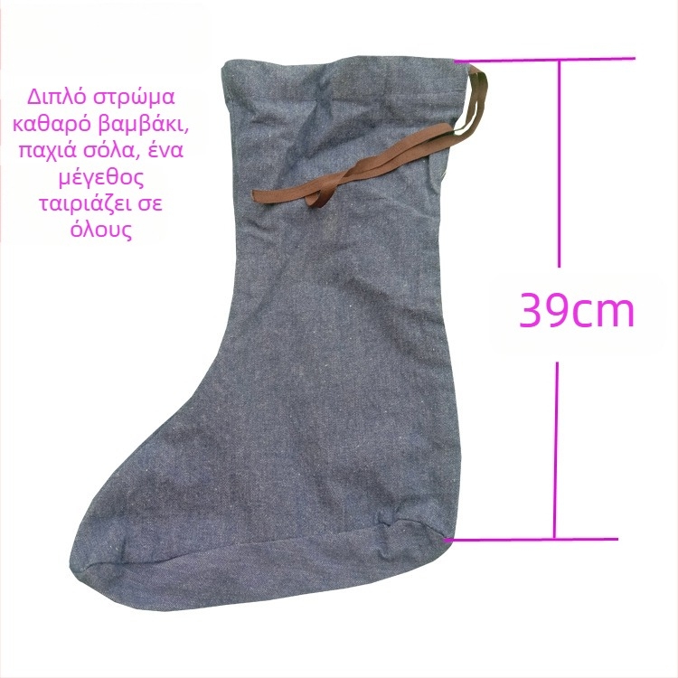 Κάλτσες εργάτη από βαμβάκι με επένδυση φλίς για μποτάκια, υψηλό μέρος, απομάκρυνση υγρασίας, βιομηχανική και μεταλλευτική χρήση σε ψυχρούς αποθηκευτικούς χώρους