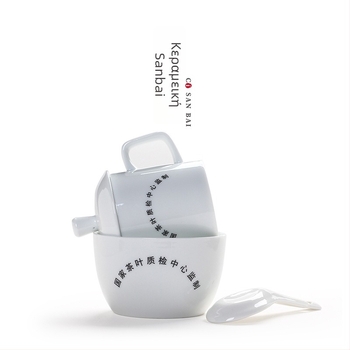 Σετ τσαγιού από πορσελάνη για αισθητική αξιολόγηση, Liangting, Dehua County, για 1 άτομο, απλό στυλ