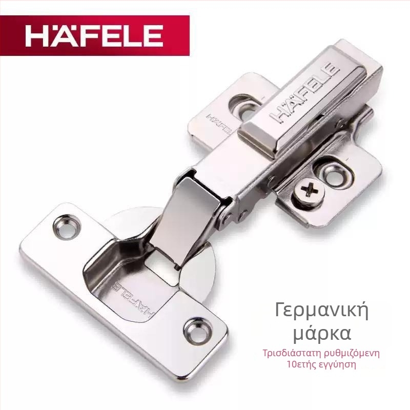 Hafele 304 ανοξείδωτος χάλυβας μεντεσές πόρτας ντουλάπας με υδραυλικό αποσβεστήρα, κυψέλη 35 mm