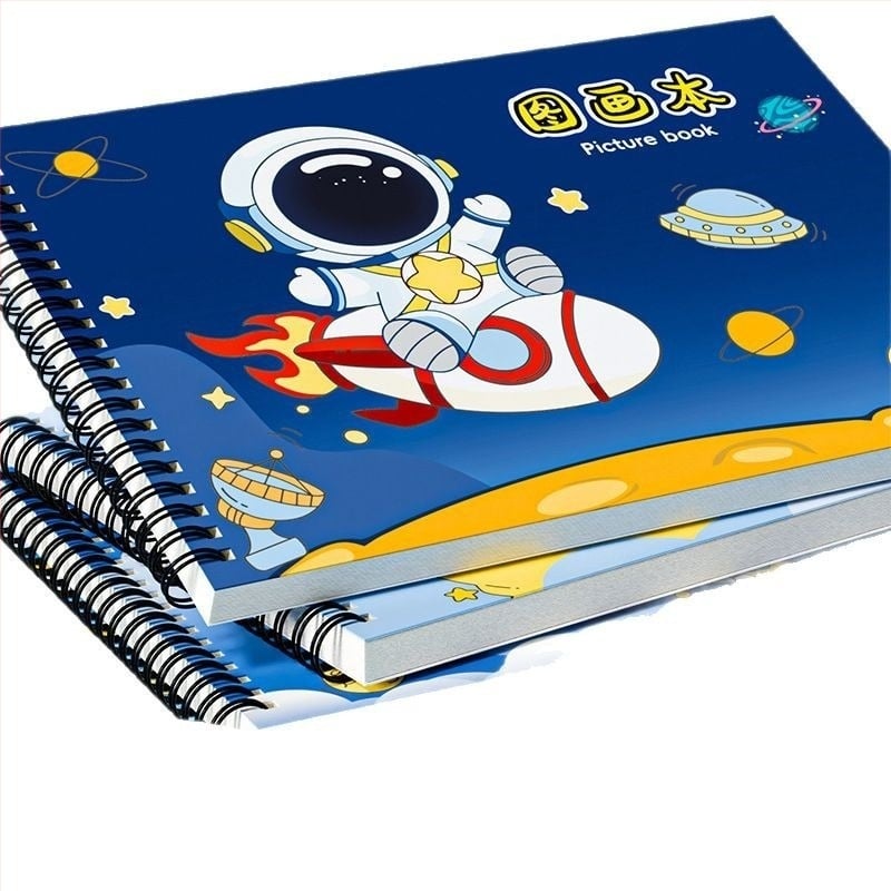 Τετράδιο ζωγραφικής με σπιράλ, παχιά χαρτιά, αντίσταση στη διαρροή μελάνης, 30 φύλλα