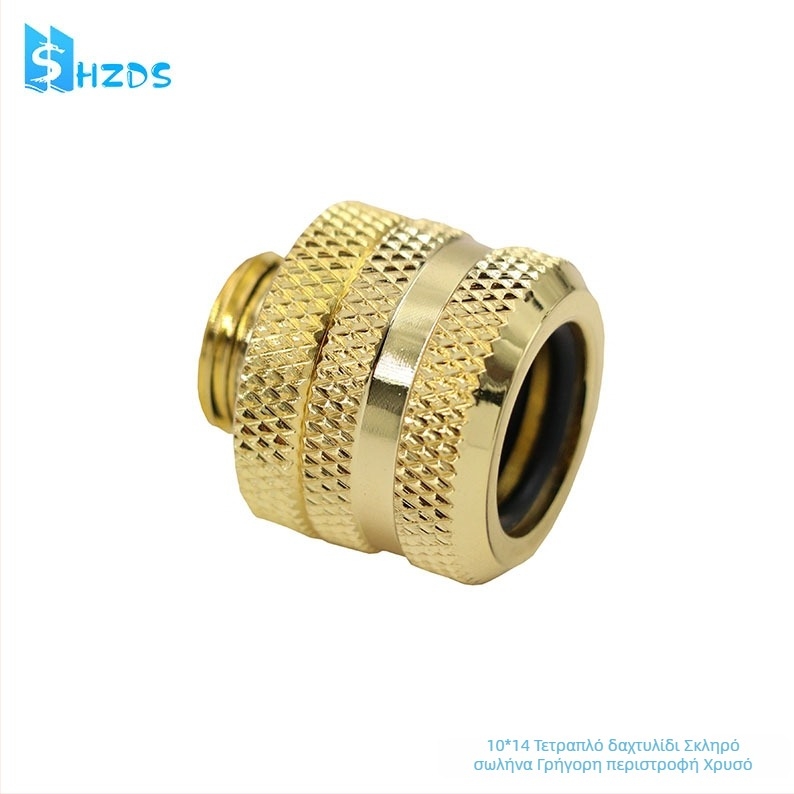 Ψύκτης νερού για υδροψύξη με σκληρό σωλήνα, συνδετήρας γρήγορης στροφής, G1/4, PETG διαφανής κεφαλή