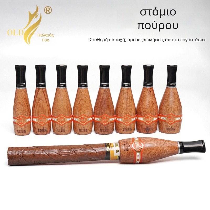 Στόμιο για πούρα με φίλτρο — φορητό ξύλινο σώμα, κυκλοφορικό φιλτράρισμα, πολλαπλοί διαμέτροι, διαθέσιμη παραμετροποίηση