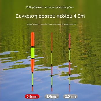 Competitive Fox Float για ψάρεμα με εξαιρετικά χοντρή ουρά, μεγάλη κεφαλή, υψηλή ορατότητα και υψηλή ευαισθησία
