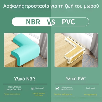 Προστατευτικό γωνίας για μωρά – με ορθή γωνία, για κρεβάτια και τραπέζια, προστασία από κρούσεις