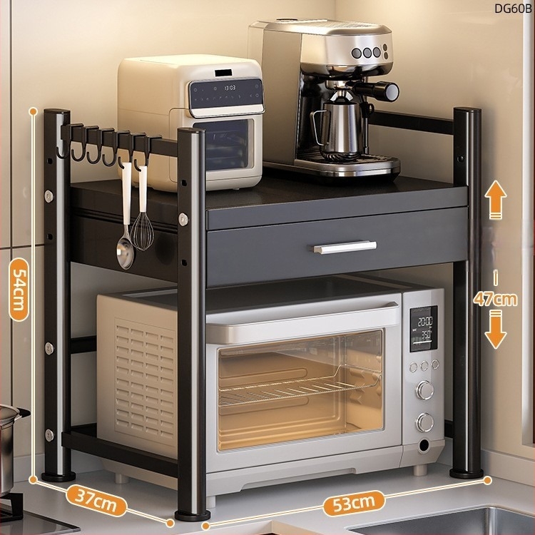 Αναδιπλούμενο ράφι αποθήκευσης κουζίνας, διπλού επιπέδου, μεταλλικό, μοντέλο CY11, μοντέρνο μινιμαλιστικό στυλ, προσαρμόζεται σύμφωνα με τα σχέδια