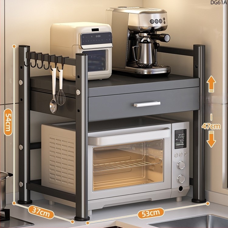 Αναδιπλούμενο ράφι αποθήκευσης κουζίνας, διπλού επιπέδου, μεταλλικό, μοντέλο CY11, μοντέρνο μινιμαλιστικό στυλ, προσαρμόζεται σύμφωνα με τα σχέδια