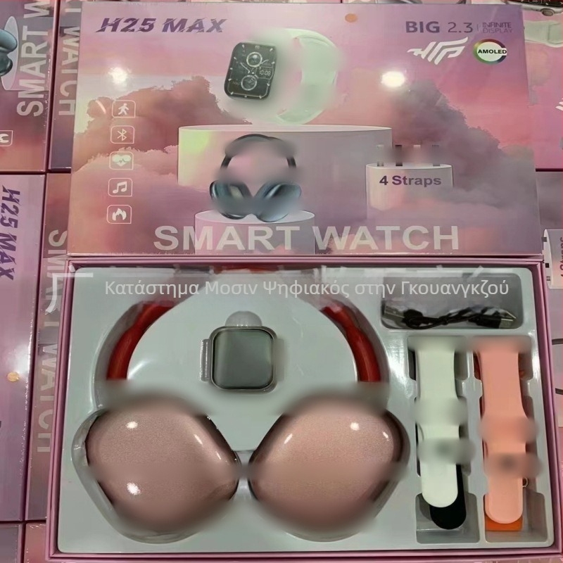 Έξυπνο ρολόι με σετ ακουστικών Bluetooth, 2,01-ίντσων TFT οθόνη, περίβλημα από κράμα αλουμινίου, σιλικόνου λουράκι, Bluetooth, αυτονομία μπαταρίας κάτω από 7 ημέρες