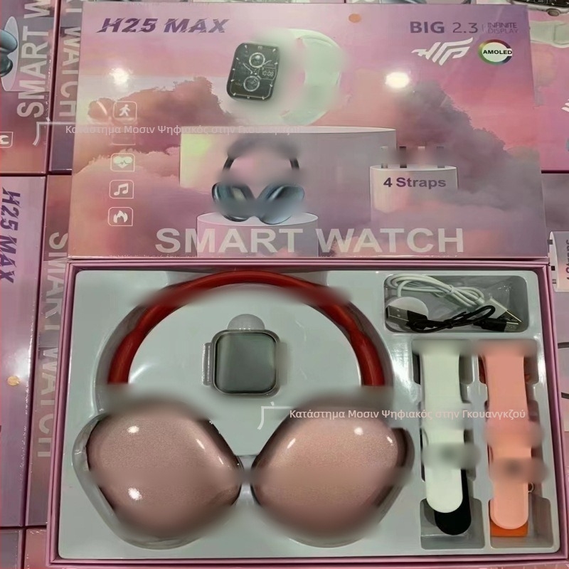 Έξυπνο ρολόι με σετ ακουστικών Bluetooth, 2,01-ίντσων TFT οθόνη, περίβλημα από κράμα αλουμινίου, σιλικόνου λουράκι, Bluetooth, αυτονομία μπαταρίας κάτω από 7 ημέρες