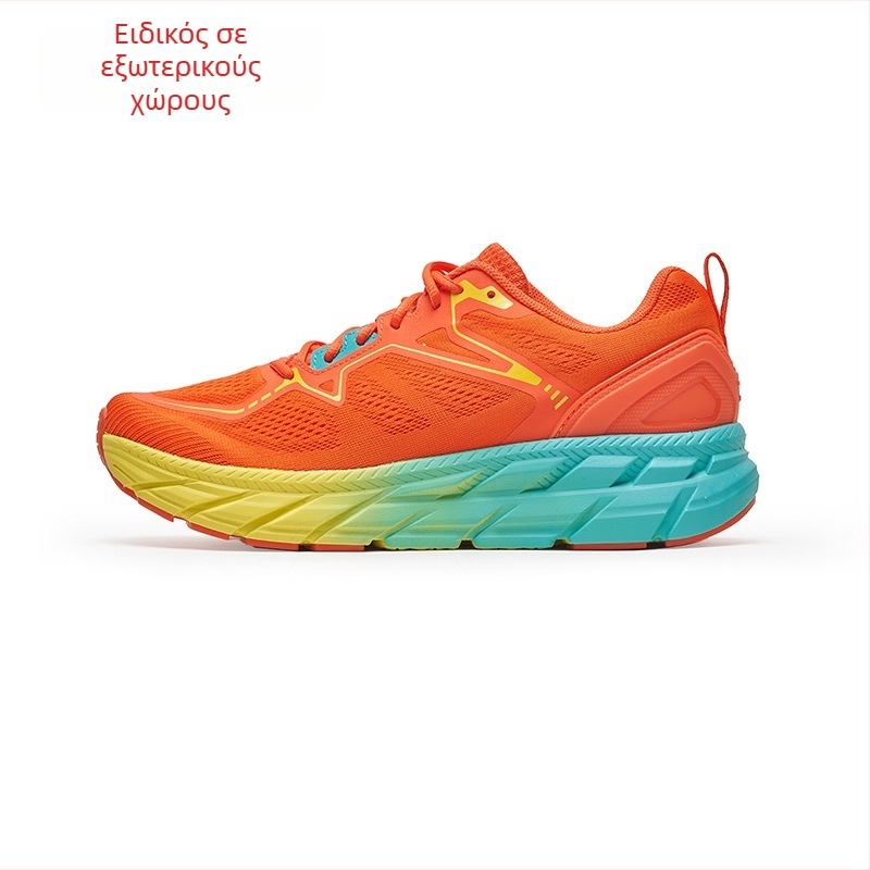 Unisex παπούτσια εκτός δρόμου για τρέξιμο με διαπνέον άνω μέρος από δίχτυ, αντιολισθητική καουτσούκ εξωτερική σόλα, EVA μεσαία σόλα, χαμηλό κολάρο, ύψος φτέρνας 3–5 εκ