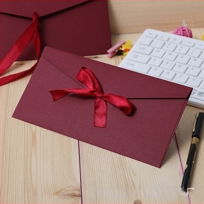 Φάκελος πρόσκλησης σε δυτικό στυλ, χαρτί kraft, εκτύπωση λογοτύπου, δυνατότητα προσωποποίησης, μοντέλο No. 5/DL