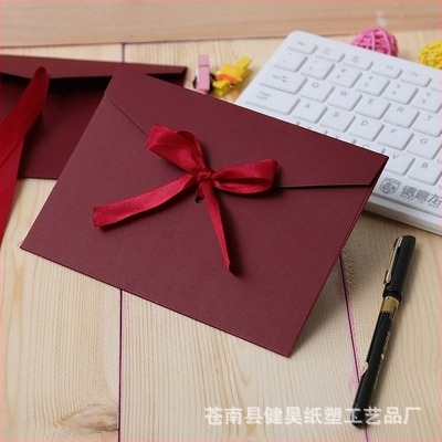 Φάκελος πρόσκλησης σε δυτικό στυλ, χαρτί kraft, εκτύπωση λογοτύπου, δυνατότητα προσωποποίησης, μοντέλο No. 5/DL