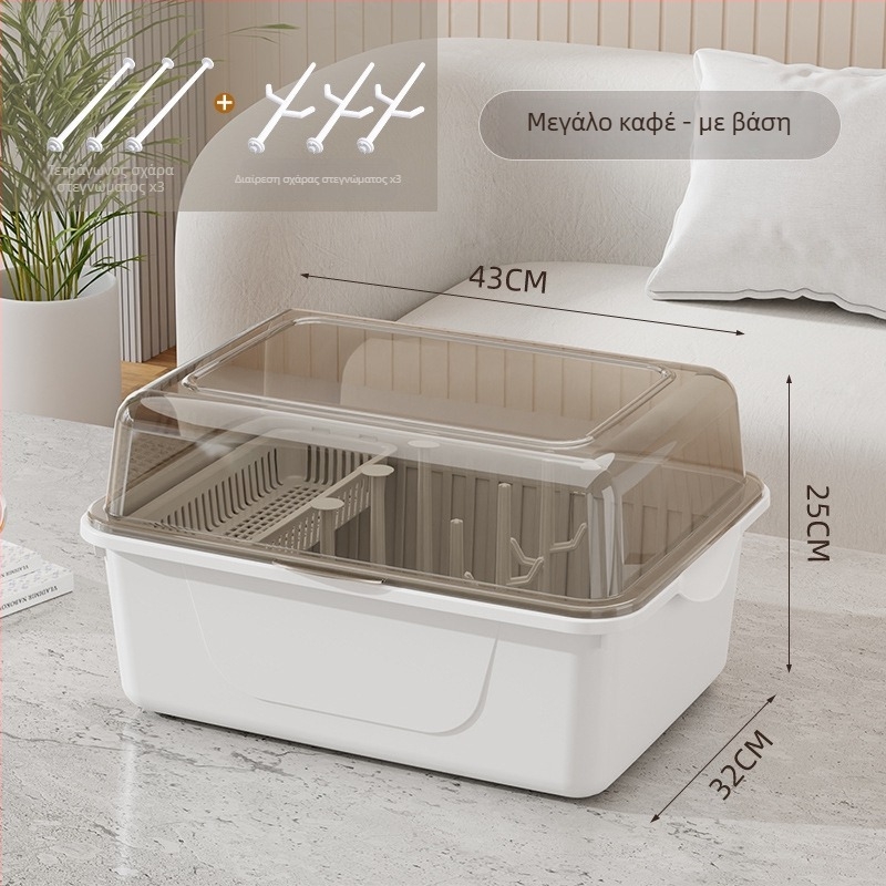 Διπλού επιπέδου κουτί γάλακτος σε σκόνη με καπάκι για βρεφικά σκεύη σίτισης — Μοντέλο CXZ684427768129, κατάλληλο για νεογέννητα έως 3 ετών