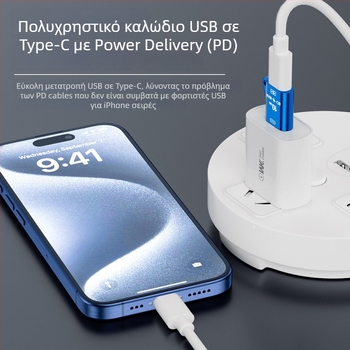Αντάπτορ USB 3.1 USB-A προς USB-C OTG, Type-C Gen 2, μοντέλο 325, συμβατό με Huawei, Xiaomi, Apple, OPPO