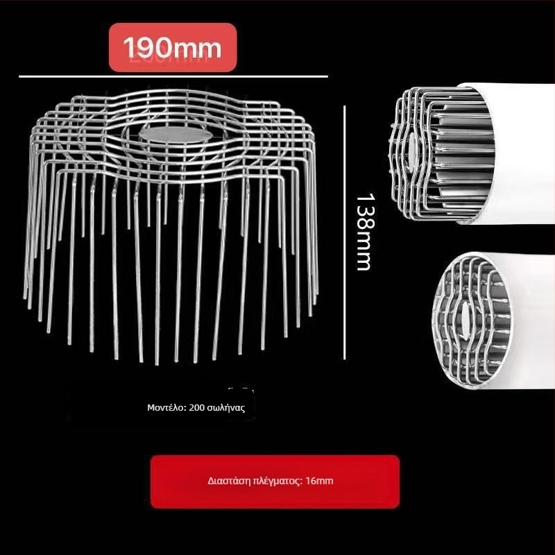 Πλέγμα προστασίας σωληνώσεων εξαερισμού από ανοξείδωτο ατσάλι – κατά των πουλιών και τρωκτικών, καθολικό