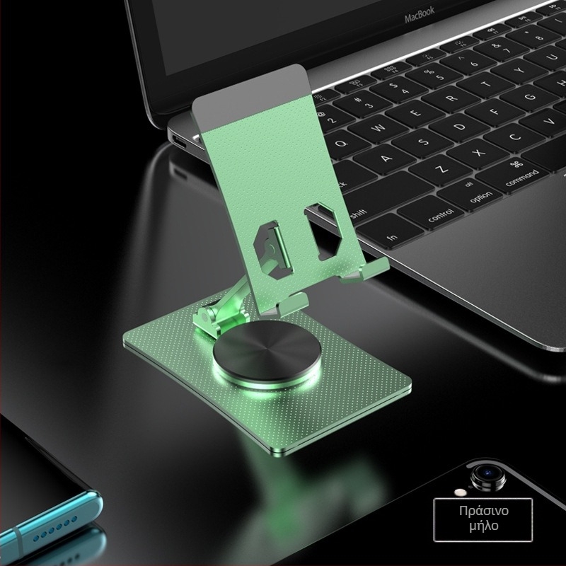 Θέση επιτραπέζια για κινητά τηλέφωνα και ταμπλέτες, από κράμα αλουμινίου, καθολική, πολυλειτουργική, με δυνατότητα προσαρμογής