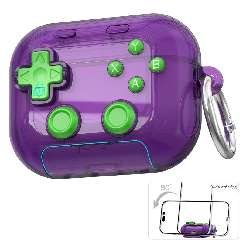 Θήκη AirPods με βάση – Διαφανής TPU προστατευτική θήκη για Apple AirPods 4 και AirPods Pro 3