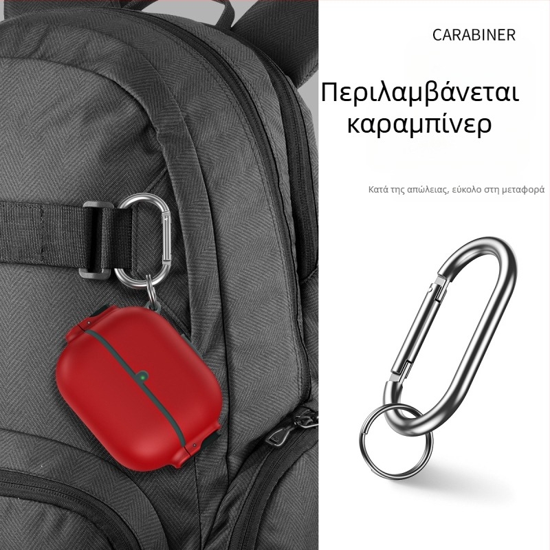 Θήκη προστασίας AirPods 4ης γενιάς, μαλακό περίβλημα σιλικόνης, συμβατή με AirPods Pro 2, Bluetooth